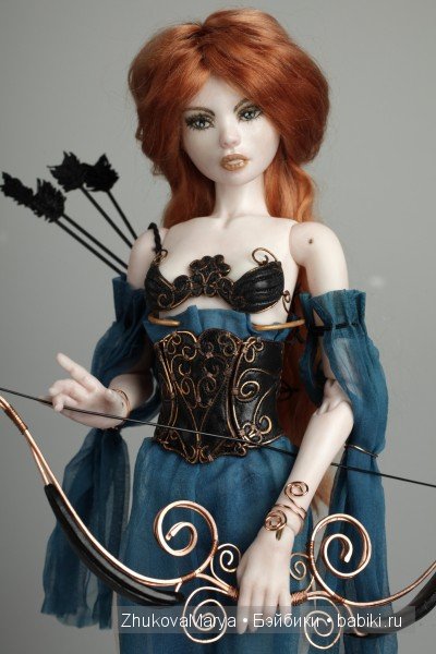 Лучницы, фарфоровые куклы Жуковой Марии