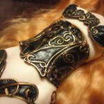 Как сделать корсет из медной проволоки и полимерной глины, часть 2