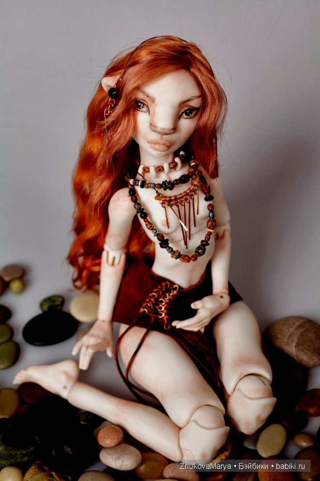 Фарфоровые шарнирные куклы Жуковой Марии