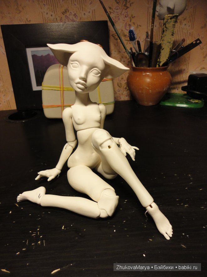 Львёнка, авторская шарнирная кукла Жуковой Марии (фото 2)