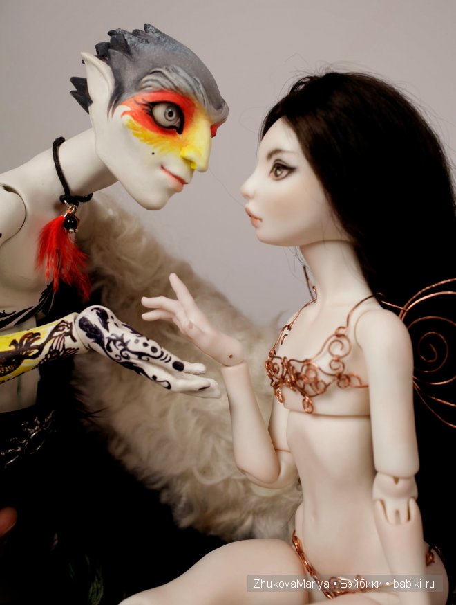 Фарфоровые шарнирные куклы Жуковой Марии