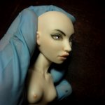 Процесс работы над авторской куклой Мисс Ван Хельсинг: роспись