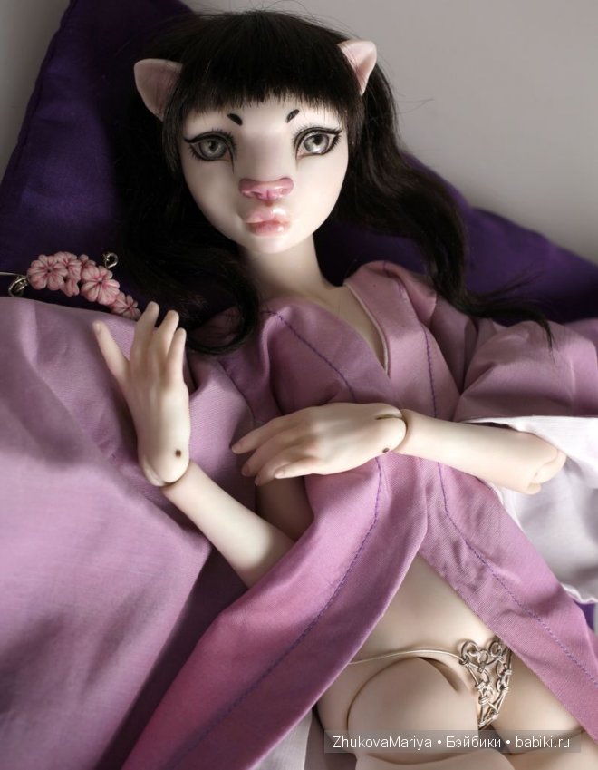 Фарфоровые шарнирные куклы Жуковой Марии