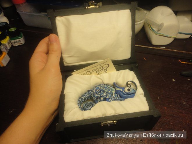 Как я делала фарфоровых хамелеончиков. Мастер-класс авторская игрушка своими руками