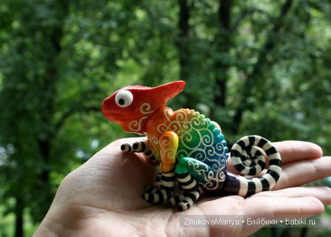 Еще пара хамелеонов — Авторские шарнирные куклы своими руками: лепка (фото 2)