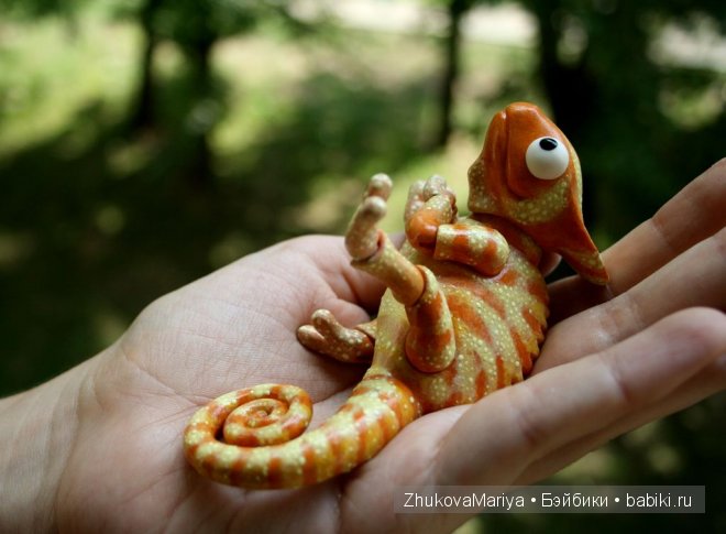 Еще пара хамелеонов — Авторские шарнирные куклы своими руками: лепка (фото 6)