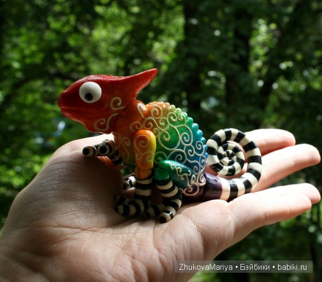 Еще пара хамелеонов — Авторские шарнирные куклы своими руками: лепка