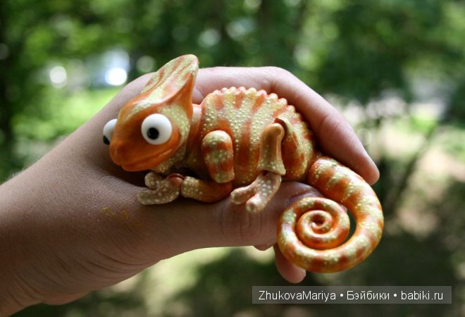 Еще пара хамелеонов — Авторские шарнирные куклы своими руками: лепка (фото 7)