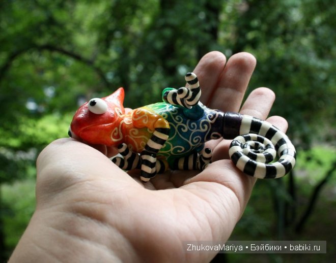 Еще пара хамелеонов — Авторские шарнирные куклы своими руками: лепка (фото 3)