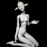 Шарнирные куклы Жуковой Марии: Как я лепила новую мастер-модель часть 1