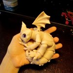 Шарнирные куклы Жуковой Марии: Как я делала маленького дракончика