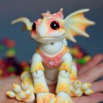 Выводок шарнирных дракончиков. Автор Жукова Мария