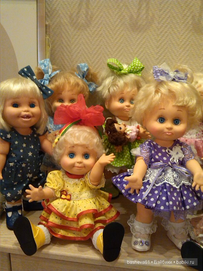 А вот и мои Фейсиночки — Куклы Galoob Baby Face (Фейсинки): винтаж 90 (фото 10)
