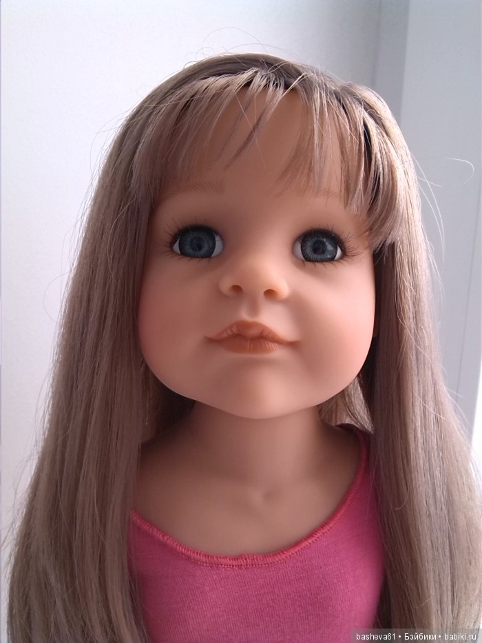 Покраска волос куклы удалась