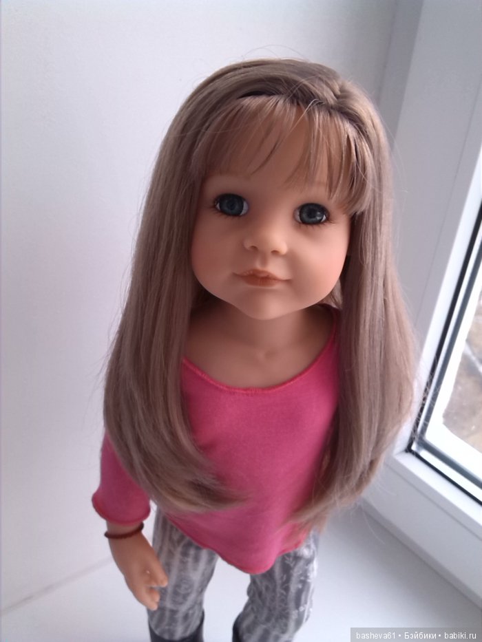 Покраска волос куклы удалась