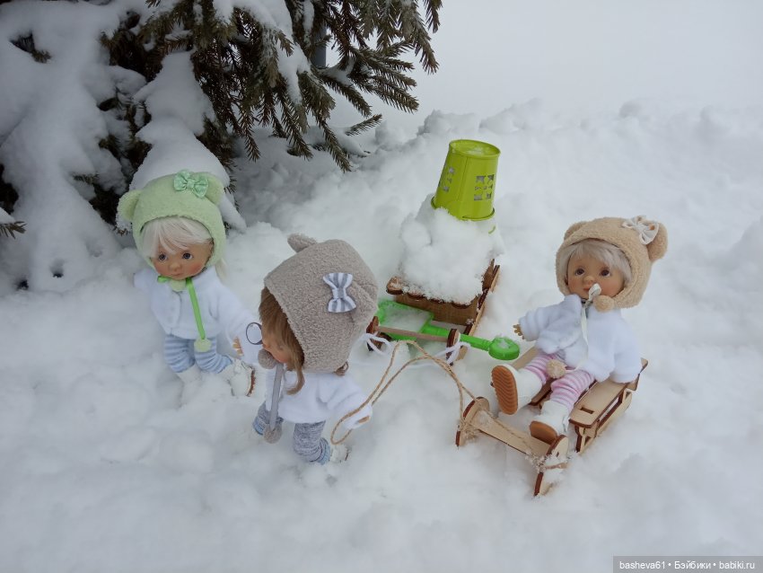 Выпал беленький снежок — Куклы Nikki Britt (Никки Бритт): авторские BJD (БЖД)