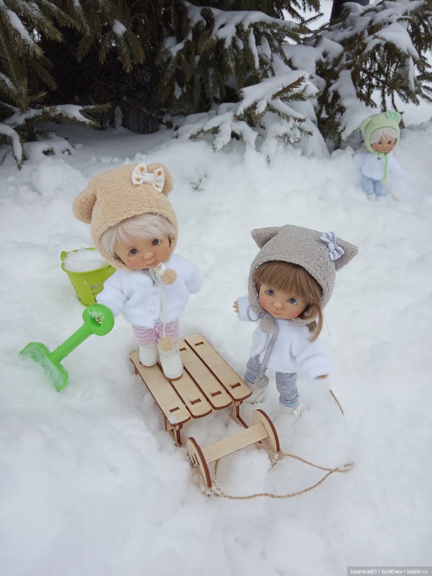 Выпал беленький снежок — Куклы Nikki Britt (Никки Бритт): авторские BJD (БЖД)