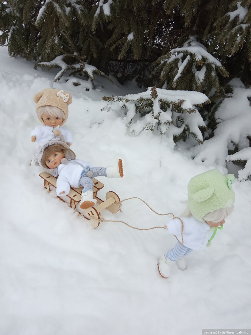 Выпал беленький снежок — Куклы Nikki Britt (Никки Бритт): авторские BJD (БЖД)