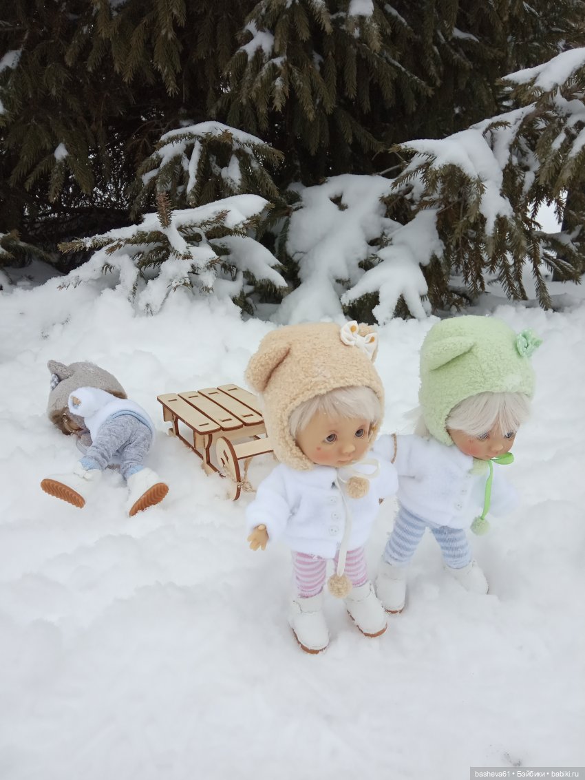 Выпал беленький снежок — Куклы Nikki Britt (Никки Бритт): авторские BJD (БЖД)