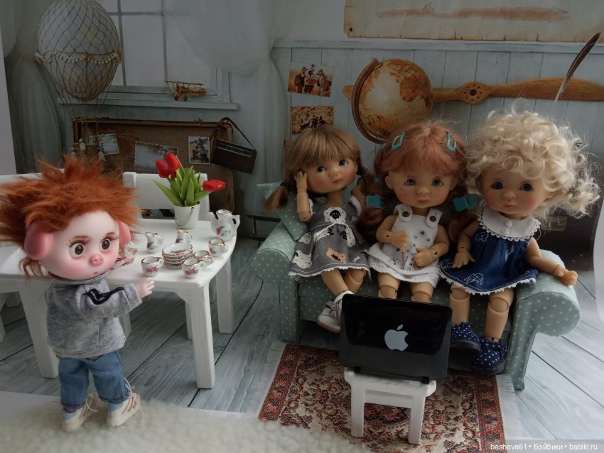 Хрюша-вруша — Куклы Nikki Britt (Никки Бритт): авторские BJD (БЖД)