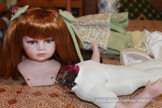 Снова в школу. Фарфоровая кукла (фото 3)