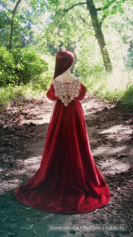 Lady in red — Одежда и обувь для кукол BJD (БЖД): 1/3 (фото 4)