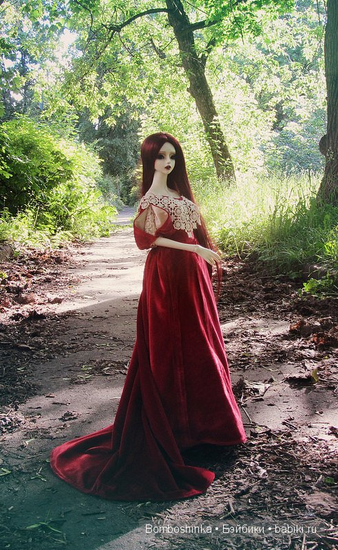 Lady in red — Одежда и обувь для кукол BJD (БЖД): 1/3 (фото 6)