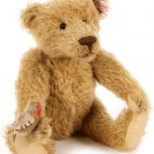 Teddy bear with Roloplan mohair Steiff