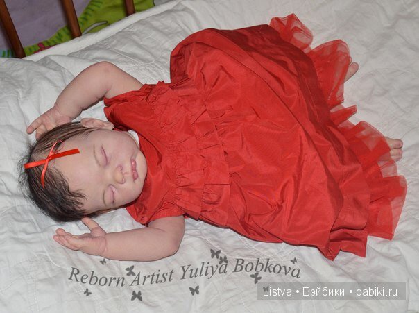Спящая красавица реборн Люся от Тины Кеви (фото 7)