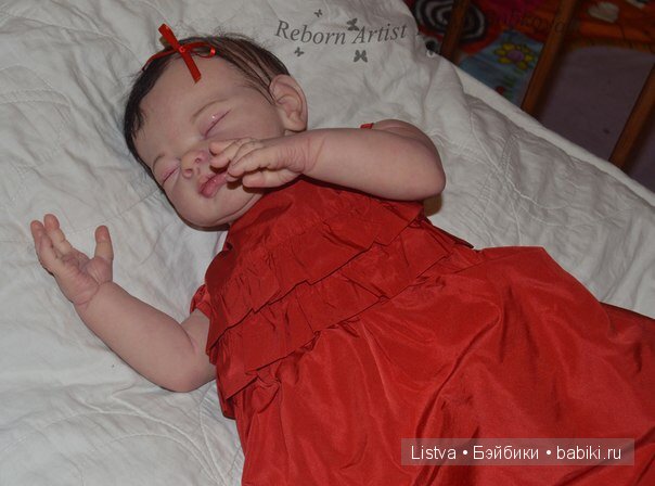 Спящая красавица реборн Люся от Тины Кеви (фото 2)