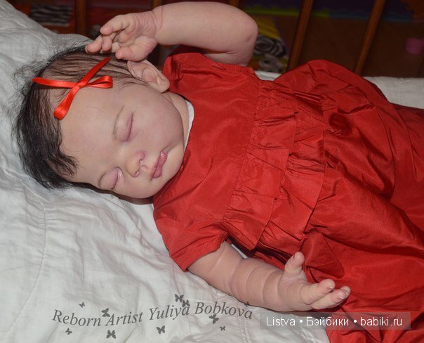 Спящая красавица реборн Люся от Тины Кеви (фото 10)