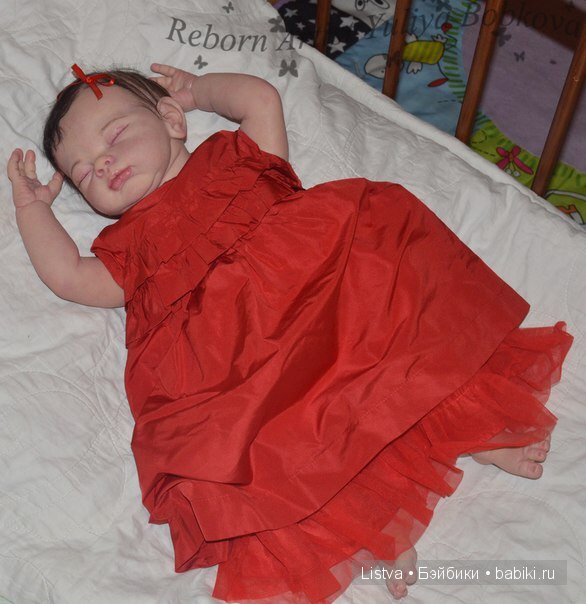 Спящая красавица реборн Люся от Тины Кеви (фото 6)