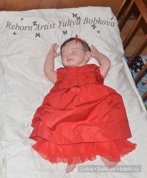 Спящая красавица реборн Люся от Тины Кеви (фото 5)