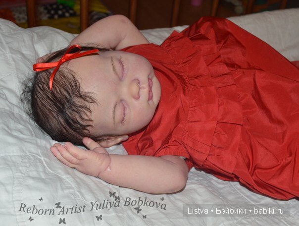 Спящая красавица реборн Люся от Тины Кеви (фото 8)
