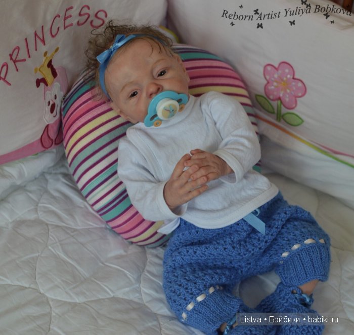 Кукла реборн из молда Лондон от Натали Блик (фото 4)