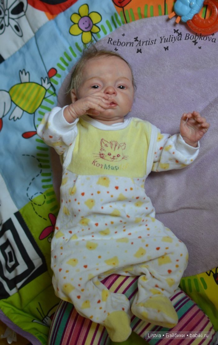 Кукла реборн из молда Лондон от Натали Блик (фото 8)