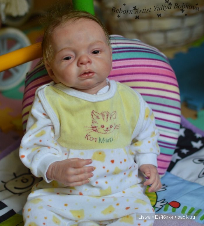 Кукла реборн из молда Лондон от Натали Блик (фото 2)