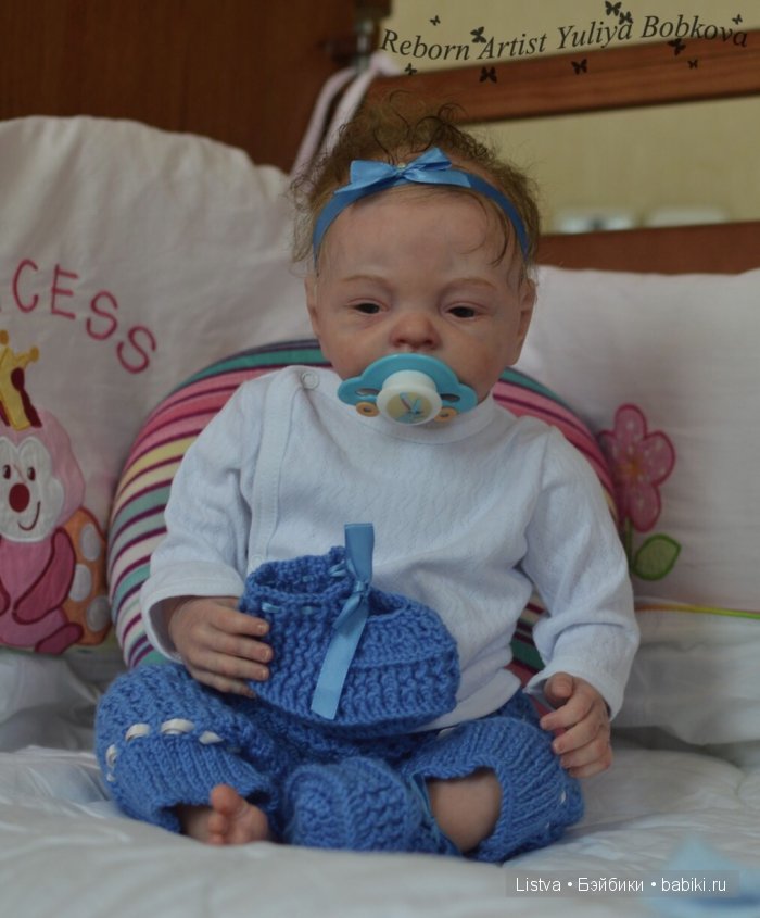 Кукла реборн из молда Лондон от Натали Блик (фото 5)