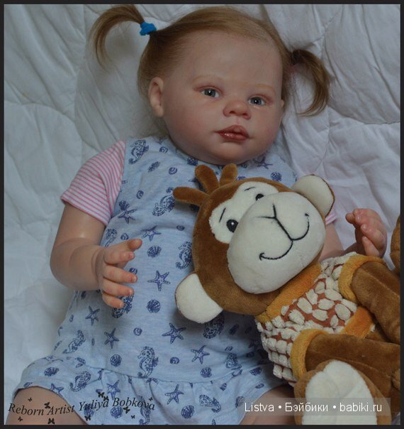 Пеппи длинный чулок. Кукла реборн Эмма от Энн Тимерман (фото 6)