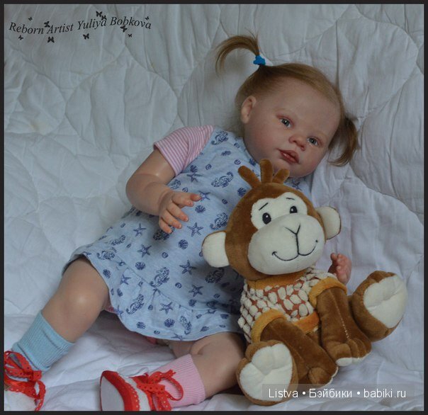 Пеппи длинный чулок. Кукла реборн Эмма от Энн Тимерман (фото 9)