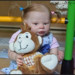 Пеппи длинный чулок. Кукла реборн Эмма от Энн Тимерман