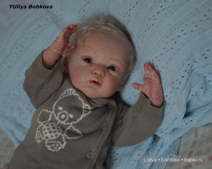 Кукла реборн Майки от Гудруна Леглера (фото 9)