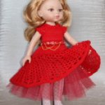 Вяжем Даше. Красное и...