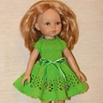 Ещё немного вязаных платьев для малышек