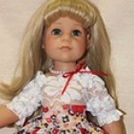 Ещё один комплект из шифона и гипюра.