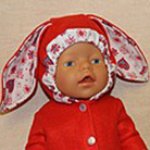 Зайка моя... Выкройка костюмчика для куклы Baby Born