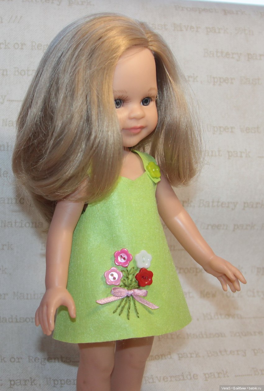 Фетр и букетики — Одежда и обувь для кукол своими руками: фото (фото 6)