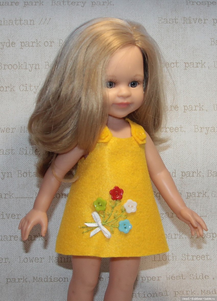 Фетр и букетики — Одежда и обувь для кукол своими руками: фото (фото 3)