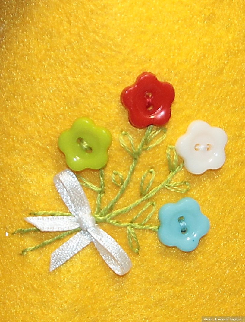 Фетр и букетики — Одежда и обувь для кукол своими руками: фото (фото 4)