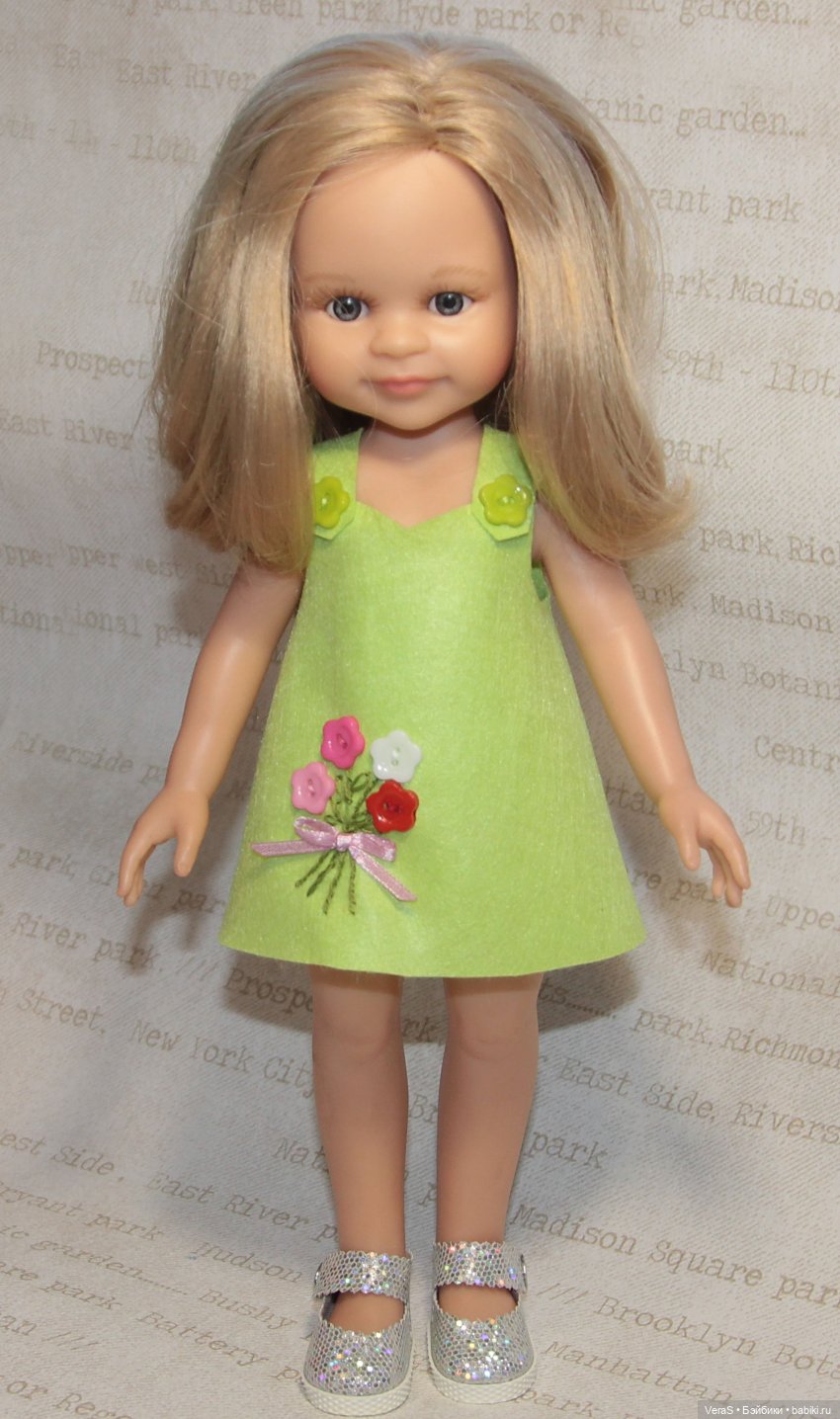Фетр и букетики — Одежда и обувь для кукол своими руками: фото (фото 5)